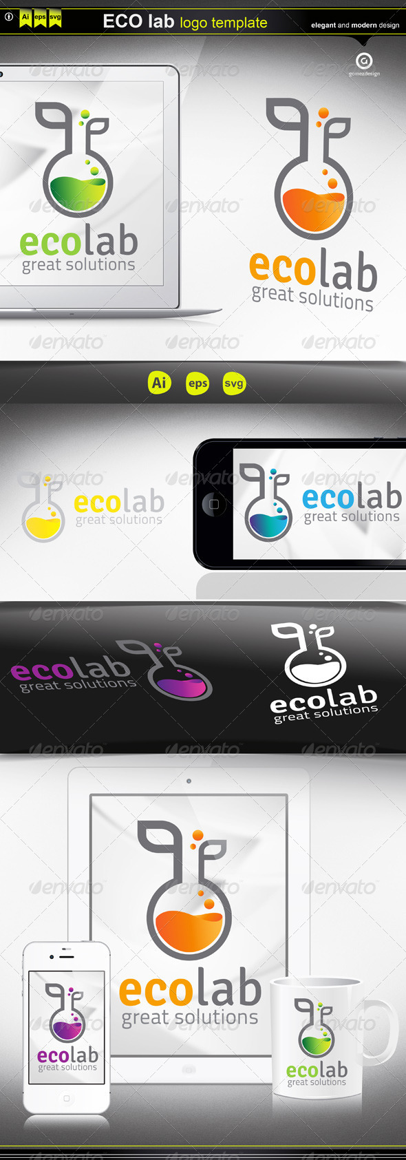 Eco Lab - Logo Templates