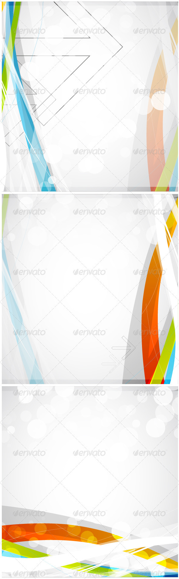 Color waves - Backgrounds Business