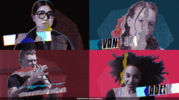 Glitch Opener Freeze Frame Openers template preview