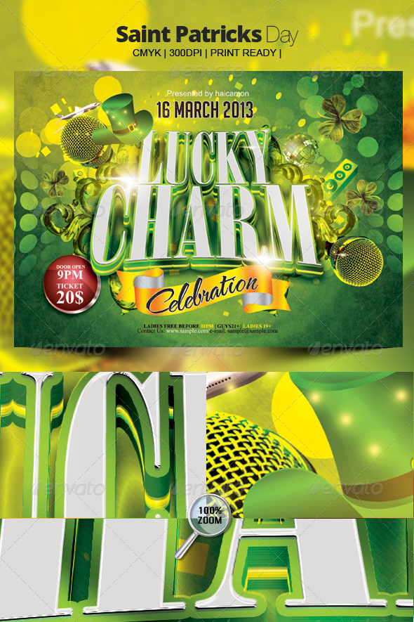 Saint Patricks Day - Flyers Print Templates