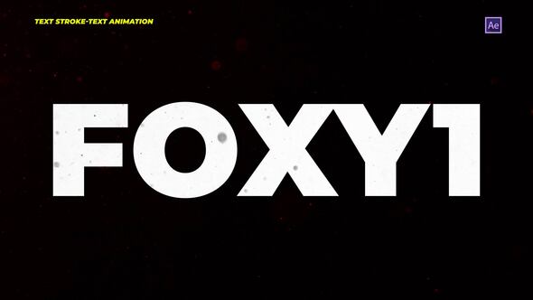 Text Stroke-Text Animation Titles template preview