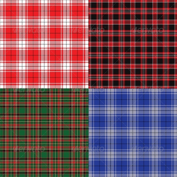 Checkered Fabric Seamless - Backgrounds Decorative