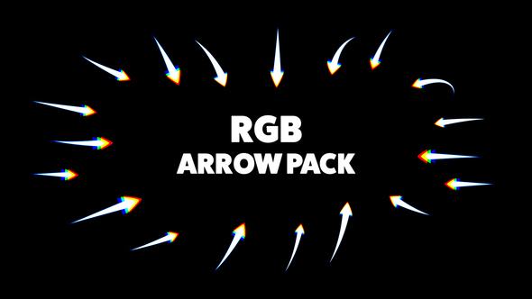 RGB Arrow Pack Elements template preview