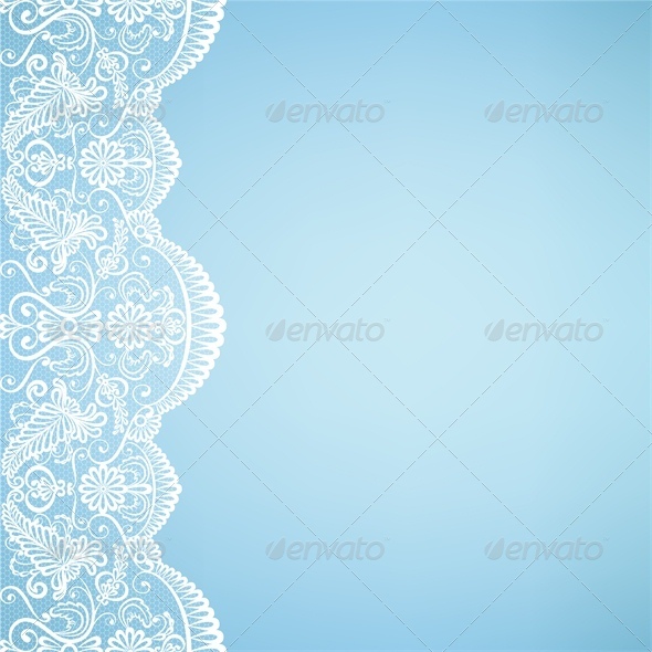 Template for Wedding Invitation or Greeting Card - Backgrounds Decorative