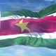 4K 3D Suriname Flag 