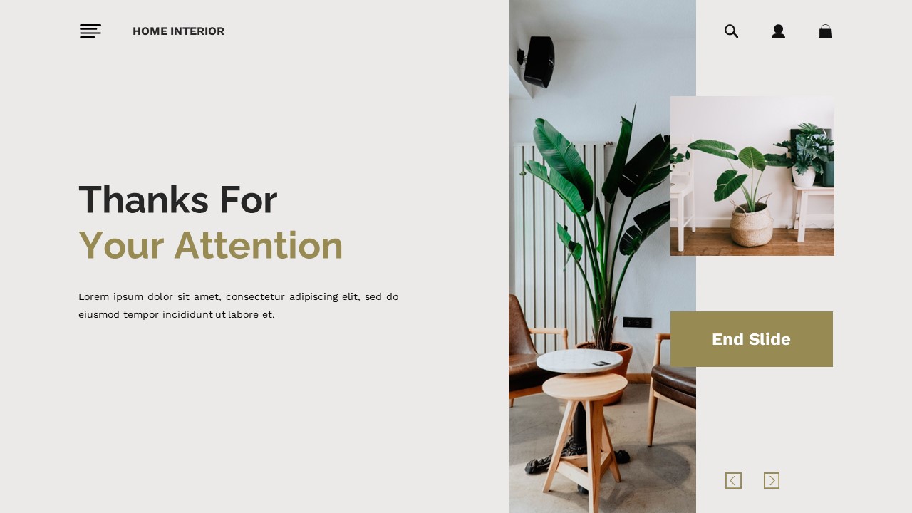 Home Interior - Interior Design Keynote Templates, Presentation Templates