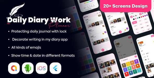 Daily Diary  Journal | Diary Manager | Flutter App