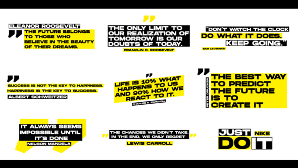 Modern Quotes Titles template preview