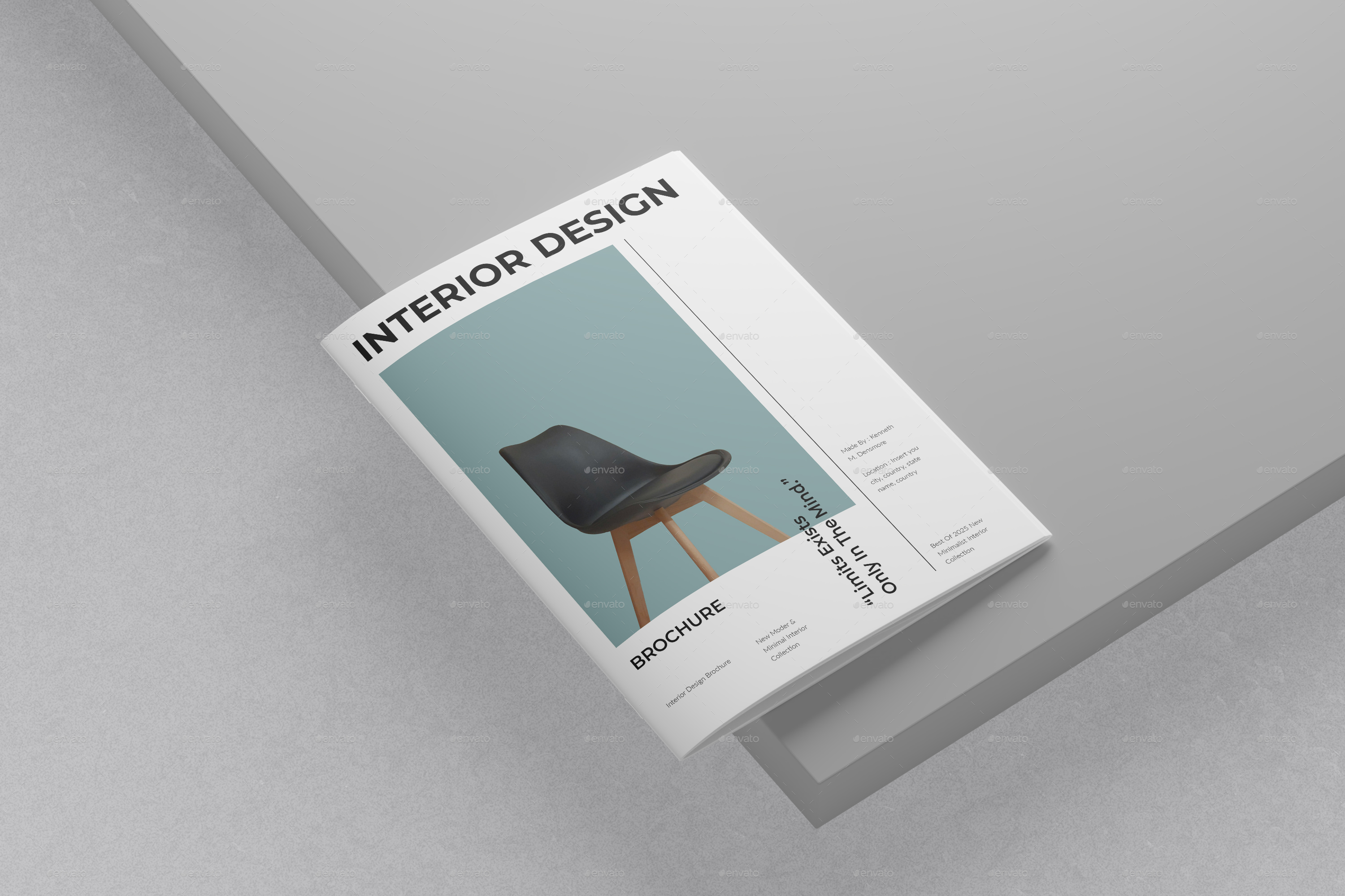 Minimal Interior Design Brochure, Print Templates | GraphicRiver
