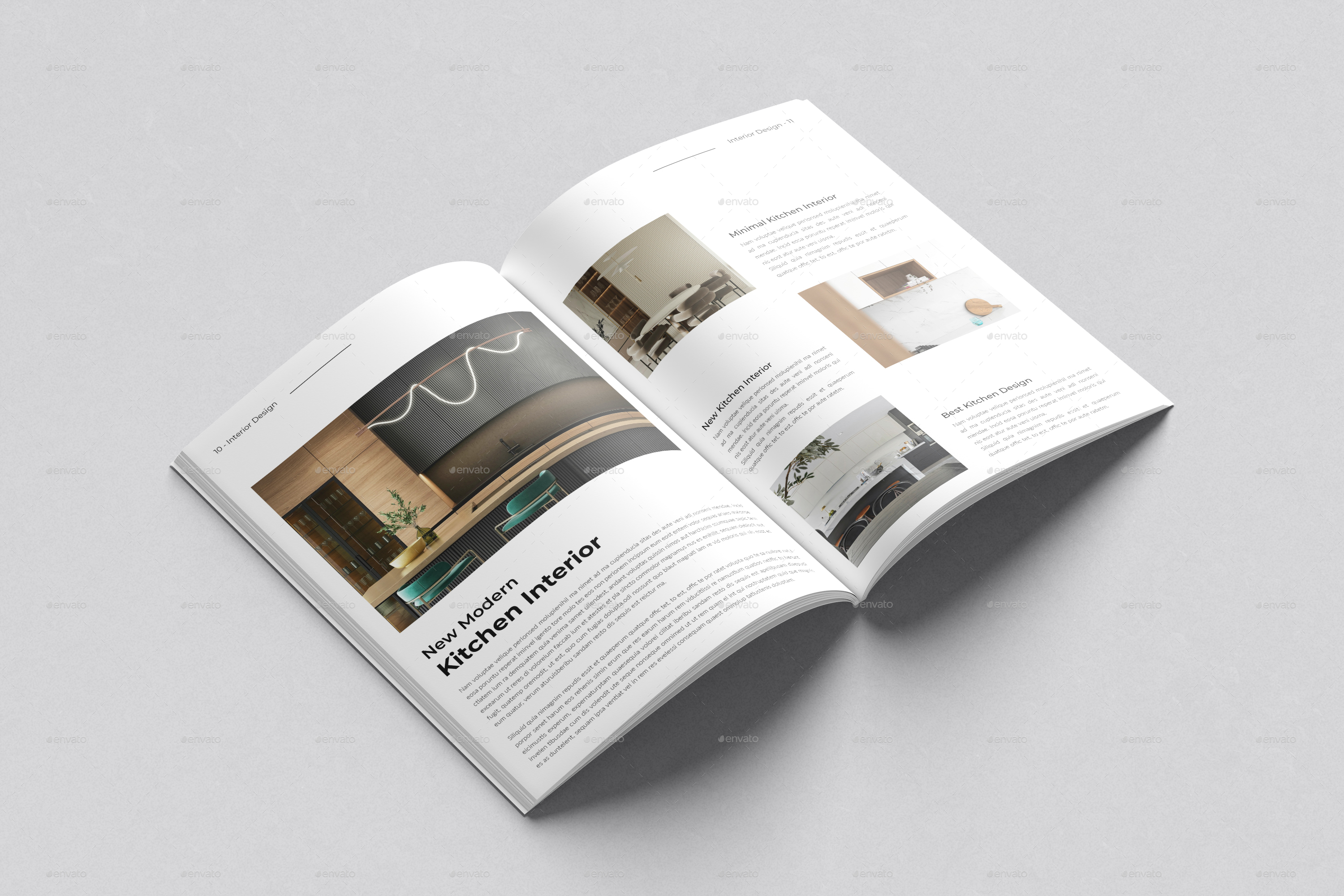 Minimal Interior Design Brochure, Print Templates | GraphicRiver