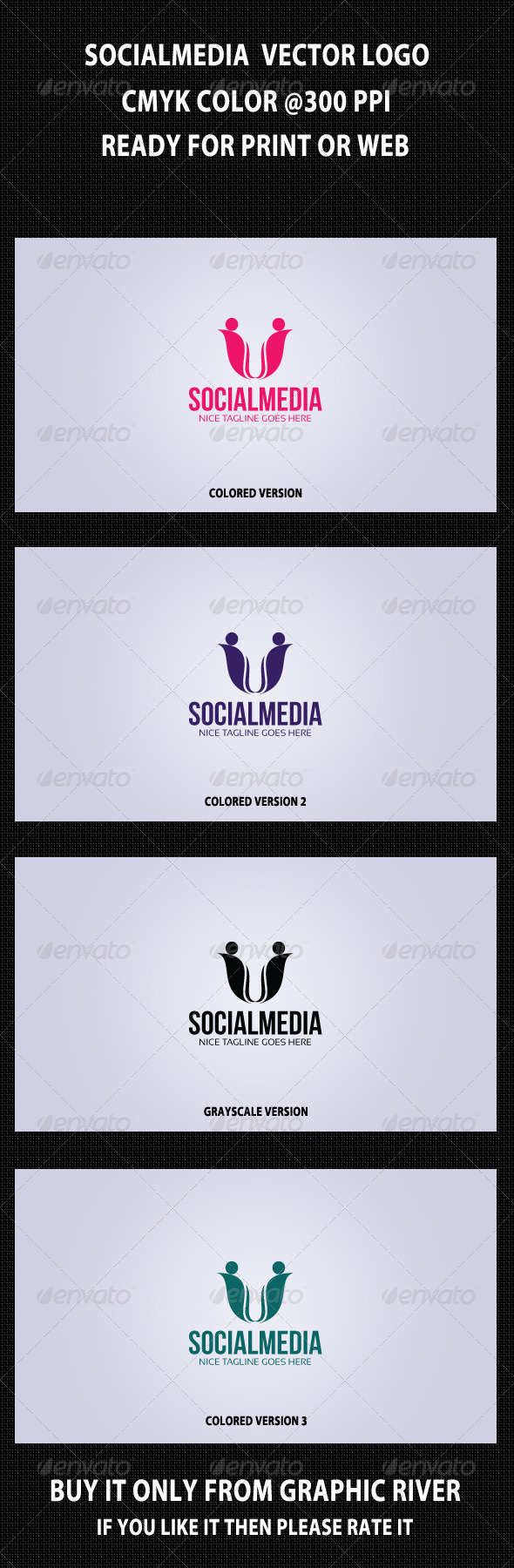 Social Media Logo Template 5 - Symbols Logo Templates