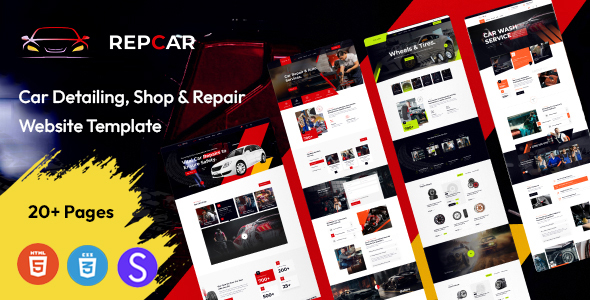 Repcar - Car Service & Auto Repair HTML Template