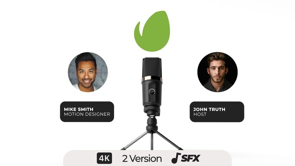 Tonight Podcast Logo Stings template preview