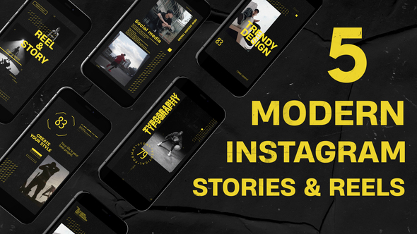 Modern Instagram Stories and Reels Openers template preview