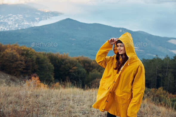 Travel fashion raincoat