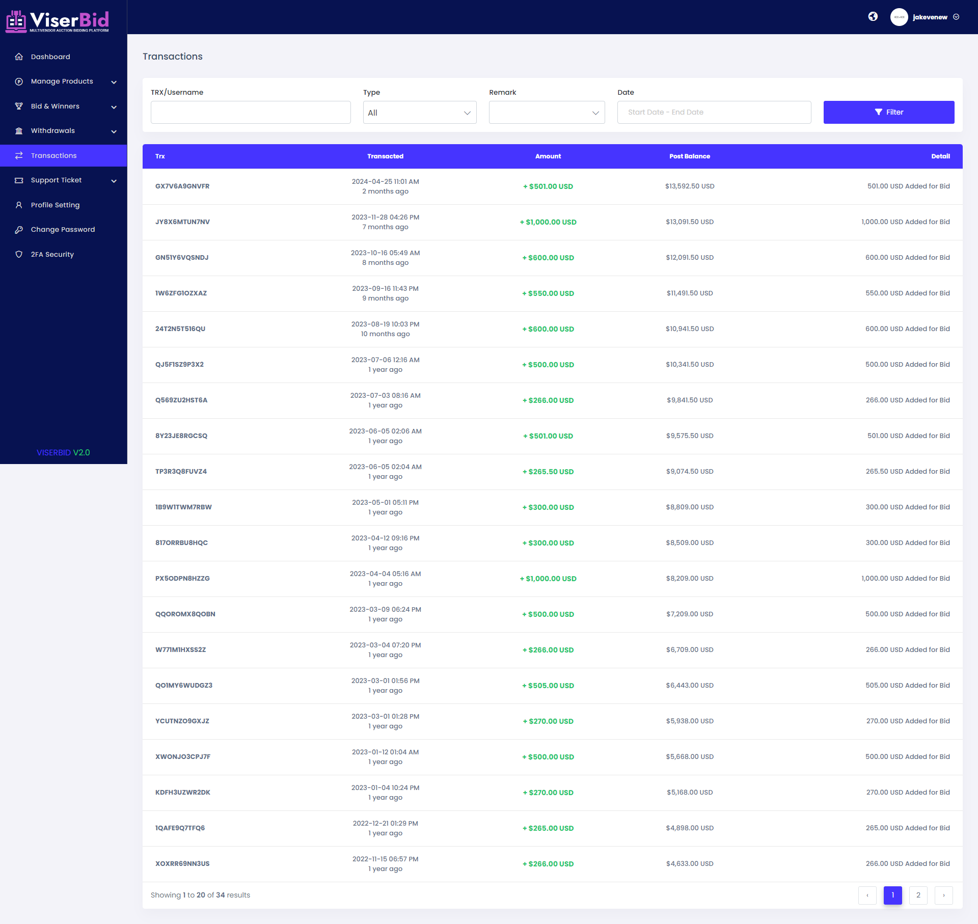 ViserBid - Multivendor Auction Bidding Platform by ViserLab | CodeCanyon