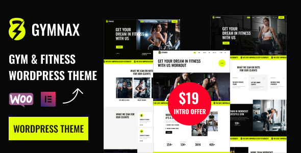 Gymnax – Fitness and Gym WordPress Theme