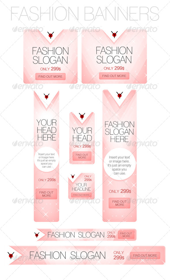 Fashion Banners - Banners & Ads Web Elements