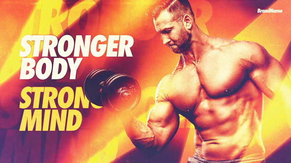 Strong Sport Promo Openers template preview