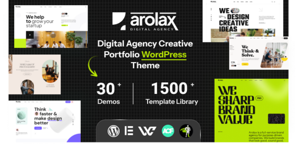 Arolax | Creative Digital Agency Theme