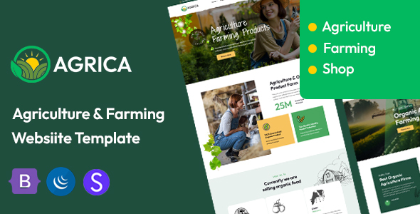 Agrica - Agriculture HTML Template