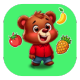 Happy Kids Fruits - HTML5 GAME C3p