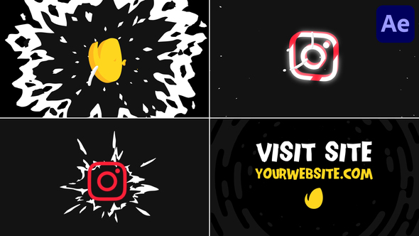 Stamp 3D Logo for After Effects Logo Stings template preview