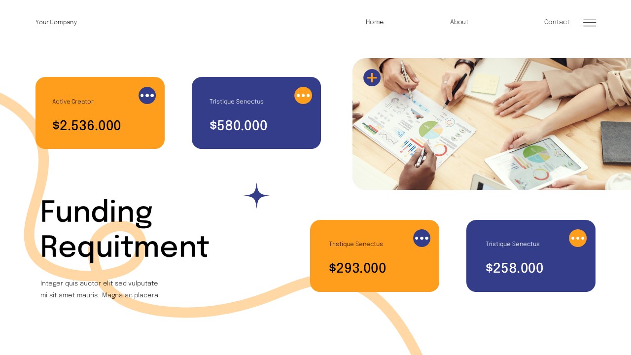 White Blue Orange Modern UI UX BUsiness Plan Presentation Google Slide ...