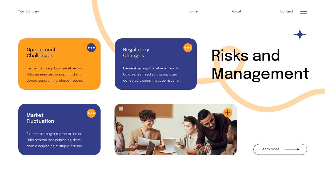 White Blue Orange Modern UI UX BUsiness Plan Presentation Google Slide ...