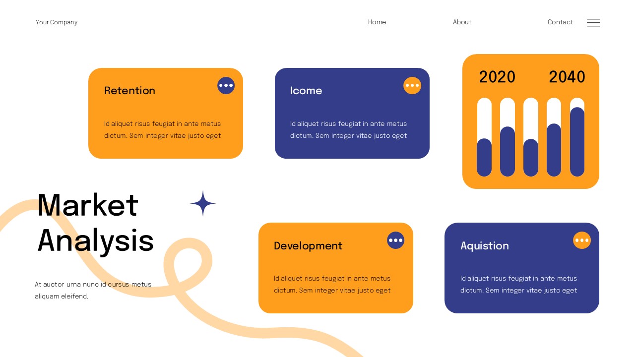 White Blue Orange Modern UI UX BUsiness Plan Presentation Google Slide ...