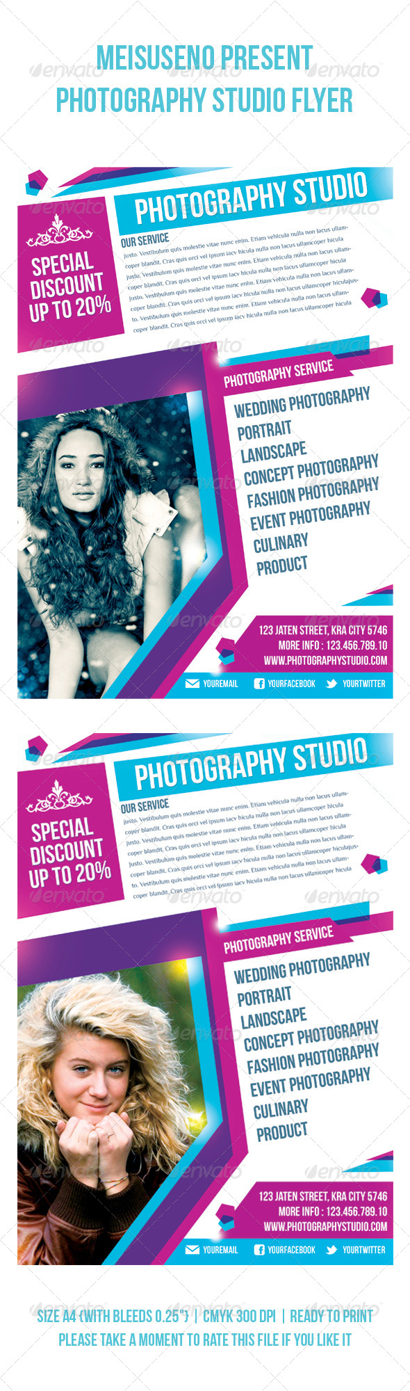 Photography Studio Flyer - Corporate Flyers