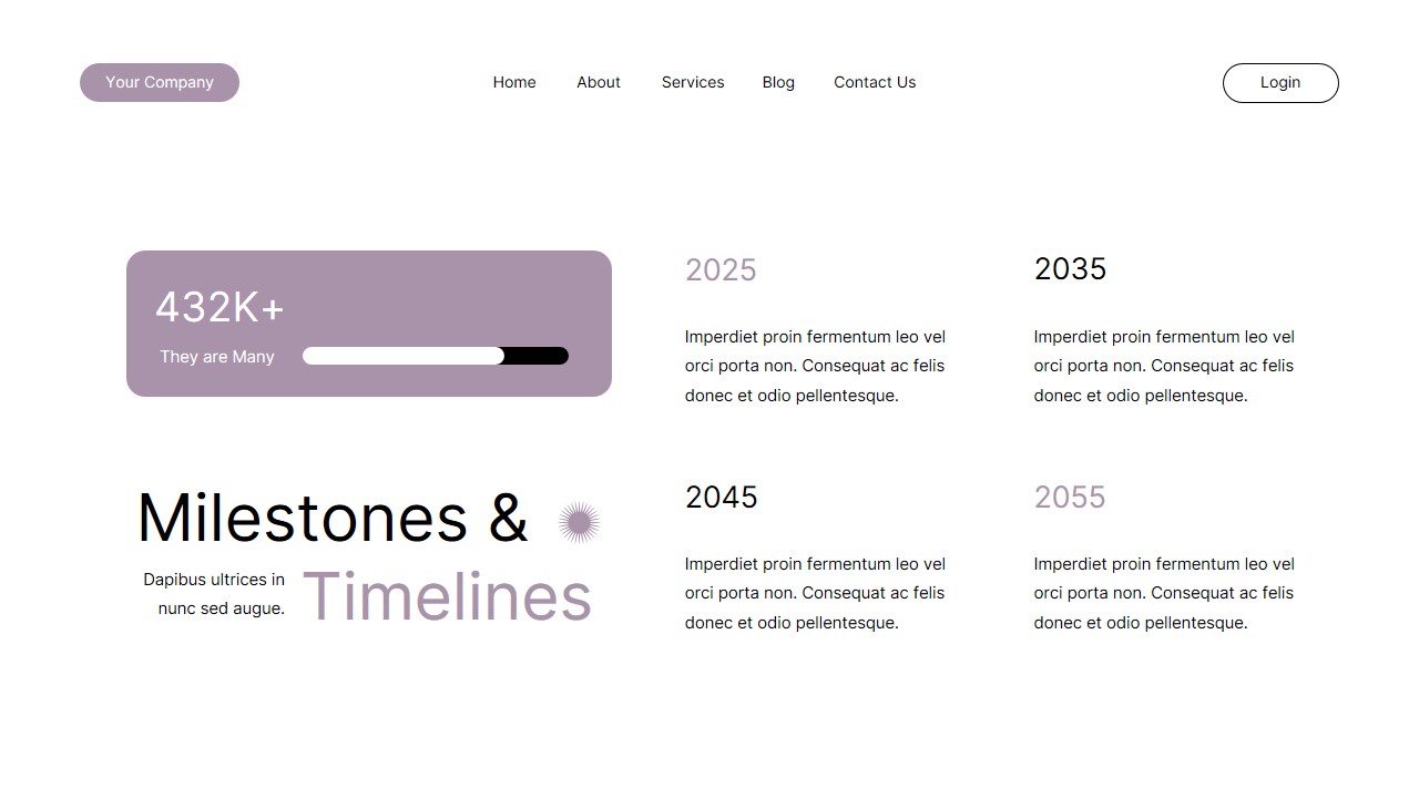 Purple Modern Minimalist Business Plan Presentation, Presentation Templates