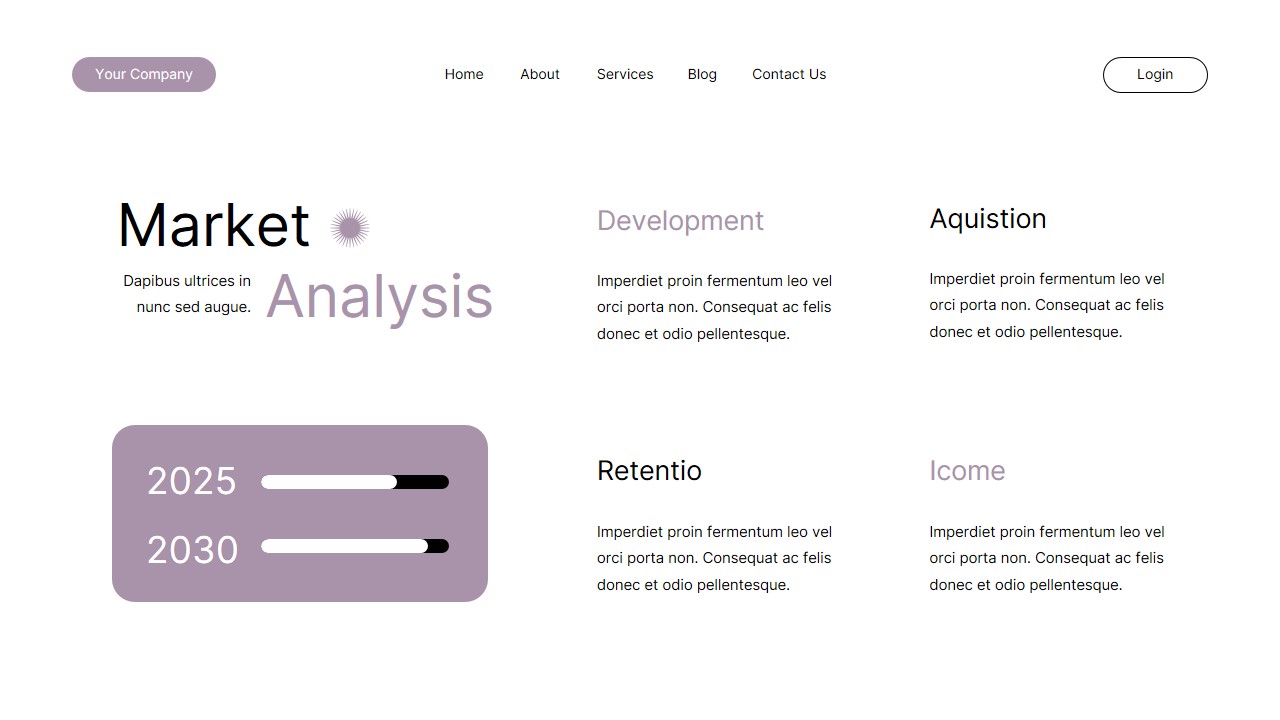 Purple Modern Minimalist Business Plan Presentation, Presentation Templates