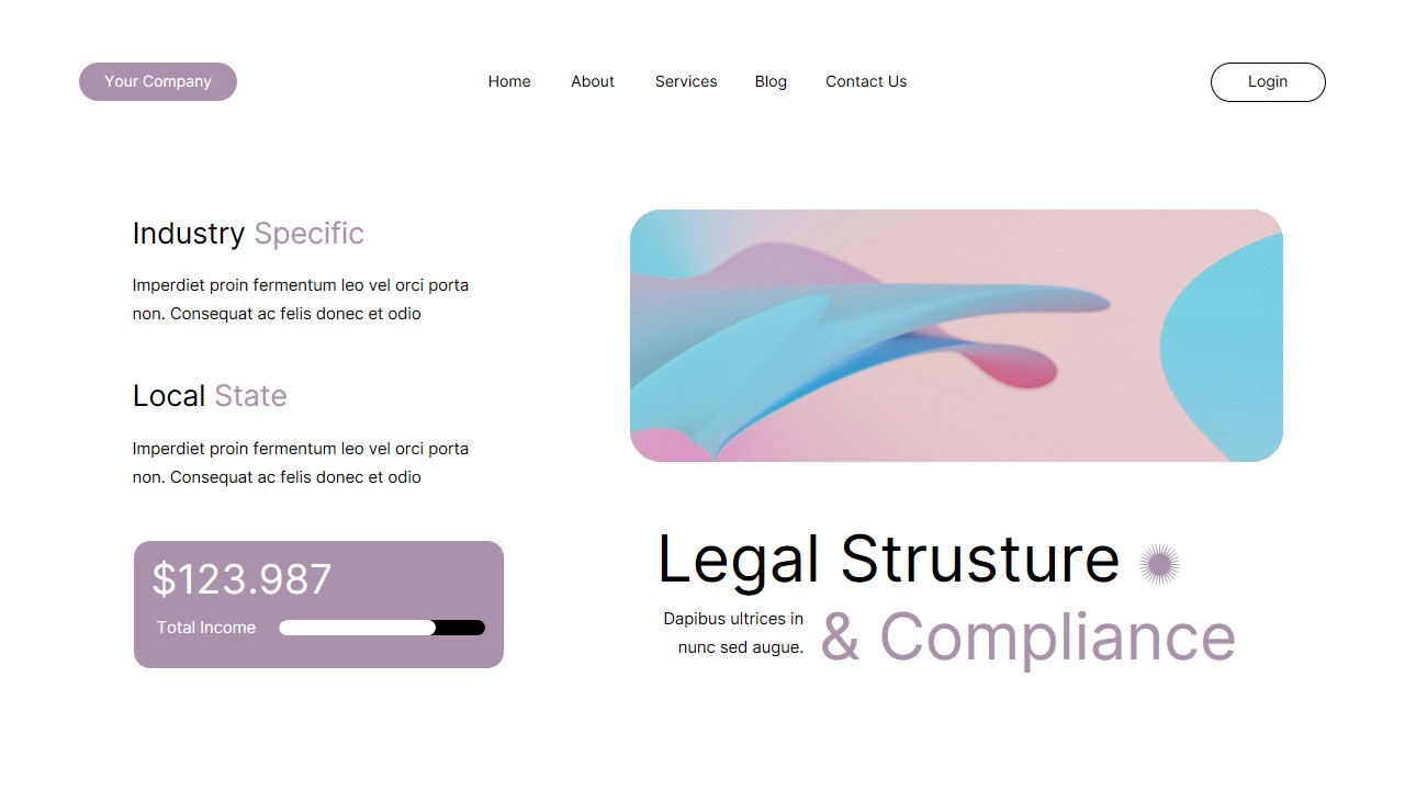 Purple Modern Minimalist Business Plan Presentation, Presentation Templates