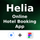 Helia Hotel Booking ANDROID IOS FIGMA UI Kit Ionic