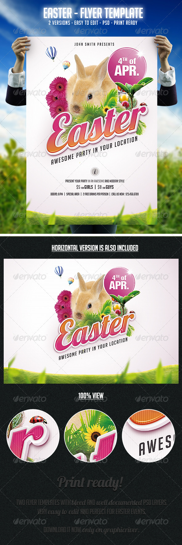 Easter - Flyer Template - Events Flyers