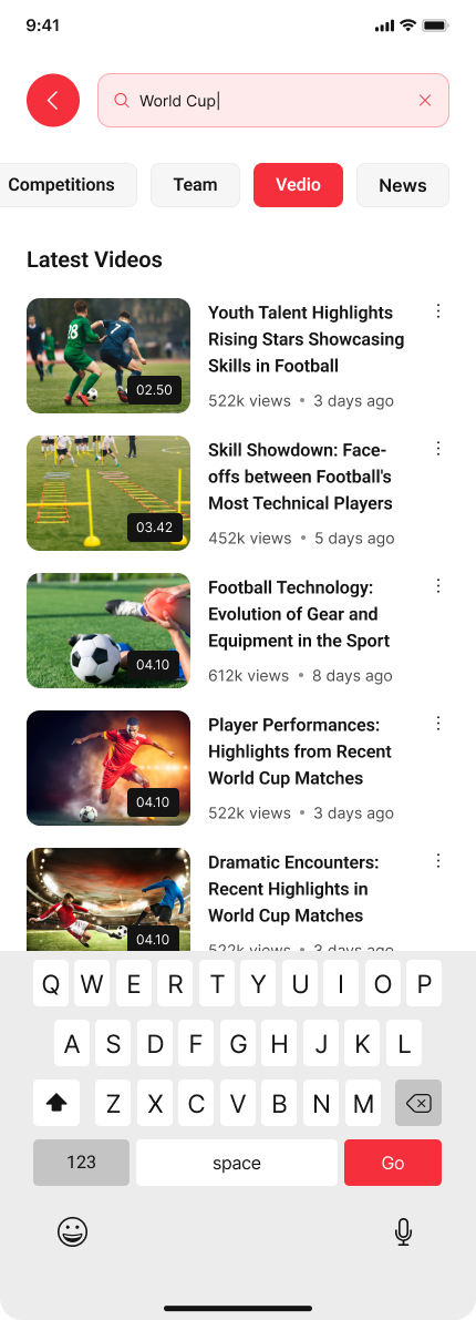 Scorex - Livescore Sport App React Native Expo App UI Kit by pixelaxis