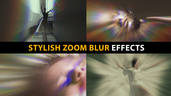 Stylish Zoom Blur Effects | After Effects Elements template preview