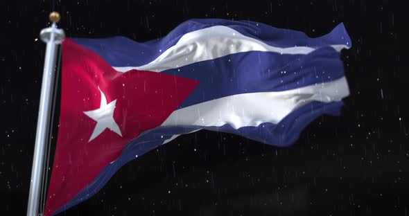 Cuba Flag Waving alt