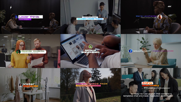 Lower Thirds 4.0 | After Effects Titles template preview