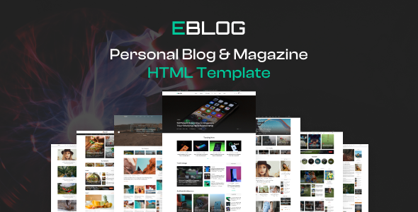 Personal Blog and News Magazine Template | Blog News Magazine - eBlog Blog