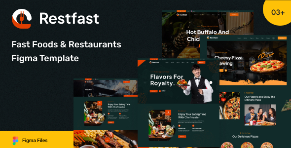 Restfast - Fast Food & Restaurant Figma Template