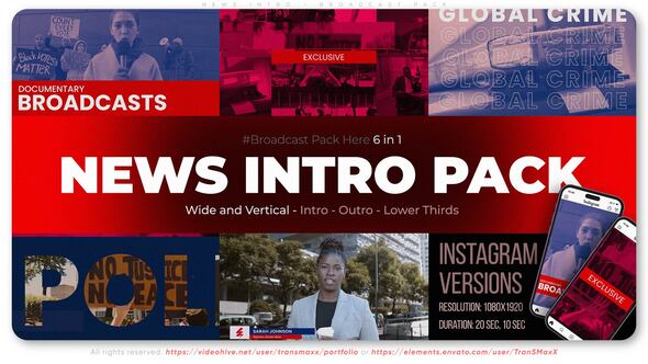 News Intro - Broadcast Pack