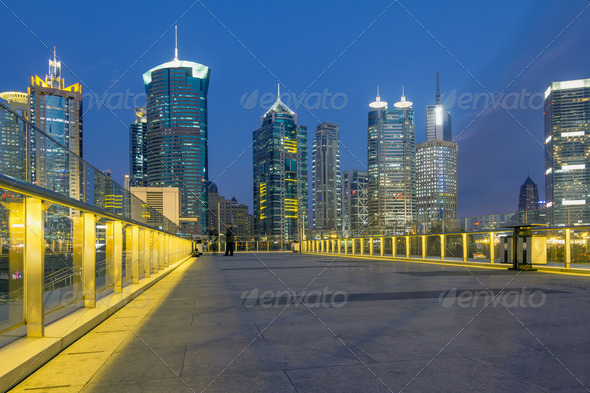 panorama of Shanghai - Stock Photo - Images