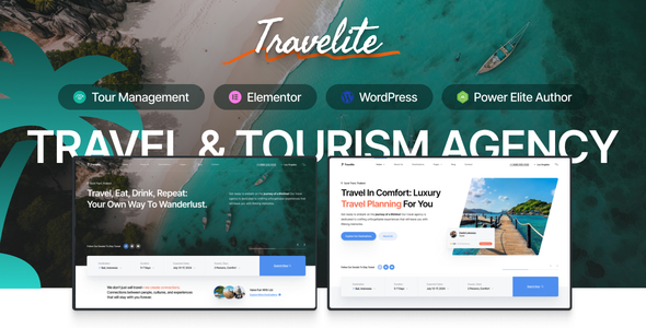 Travelite – Travel & Tourism Agency WordPress Theme