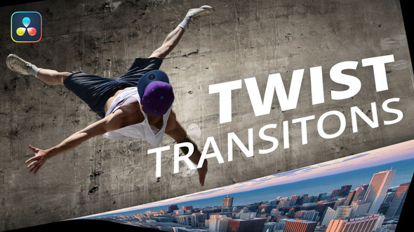 Twist Transitions for DaVinci Resolve