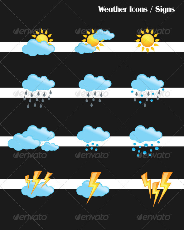 Weather Icons / Signs - Icons