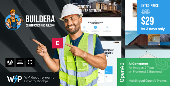 Buildera – Construction & Building WordPress Theme