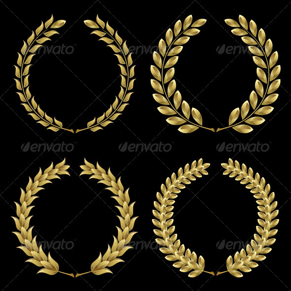 Laurel wreath - Decorative Symbols Decorative