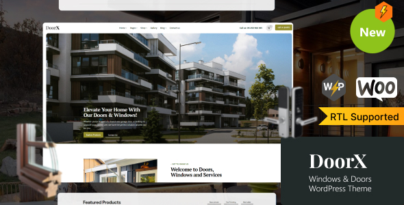 DoorX – Windows & Doors WordPress Theme